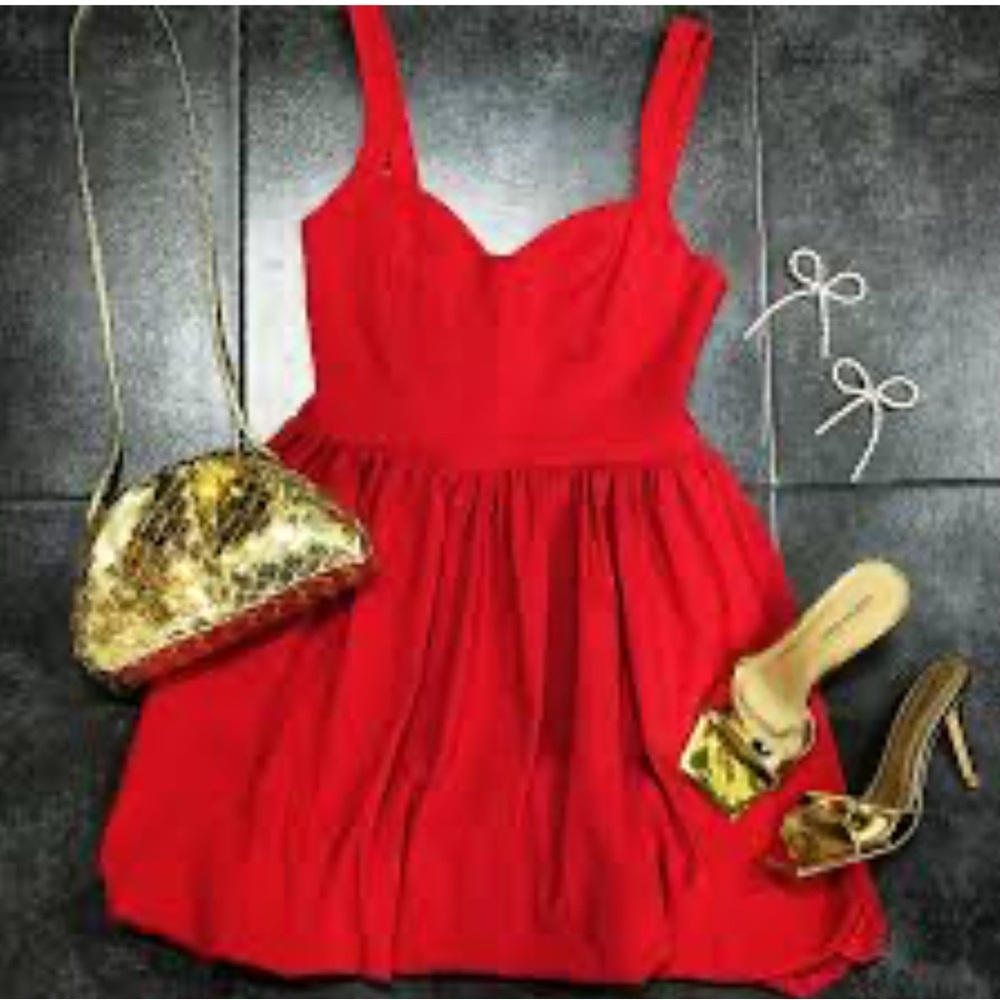 NWT Forever 21 Elegant Burnt Orange Dress Sz. M